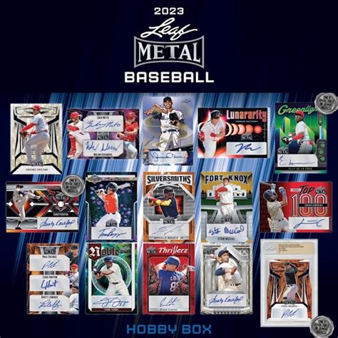 2023 leaf metal baseball box|2023 leaf metal baseball checklist.